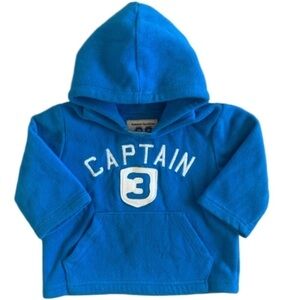 Authentic Sportswear Captain 3 Blue Fleece Hoodie